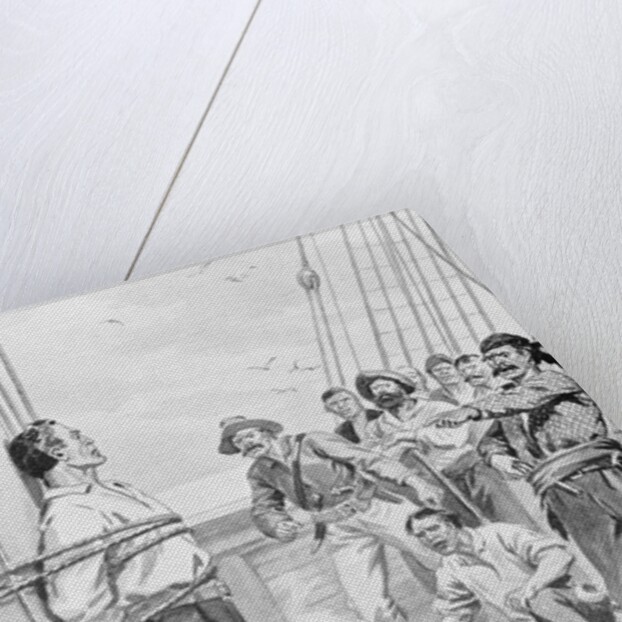 Prisoner Being Taunted Aboard Ship by Anonymous