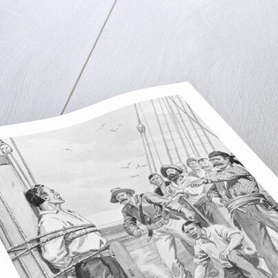 Prisoner Being Taunted Aboard Ship by Anonymous