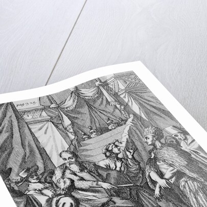 Illustration of Pizarro Imprisoning Inca King by Anonymous