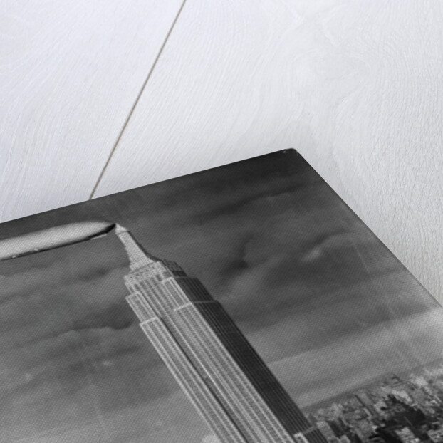 Dirigible Docked at Empire State Building by Anonymous
