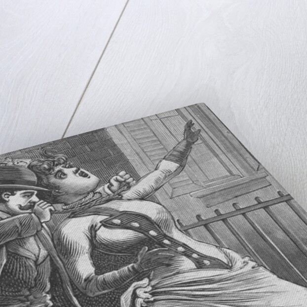 Man Choking Woman by Anonymous