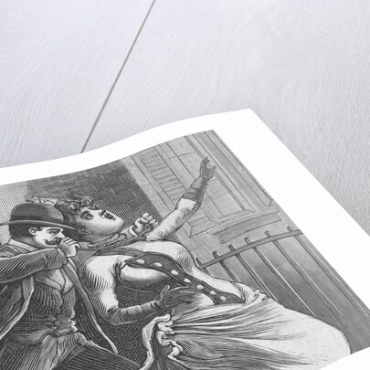 Man Choking Woman by Anonymous