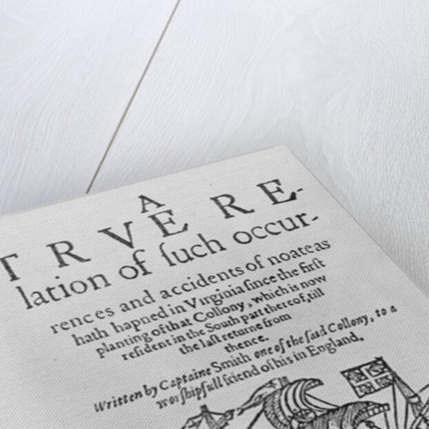 Title of Captain John Smith's True Relation by Anonymous