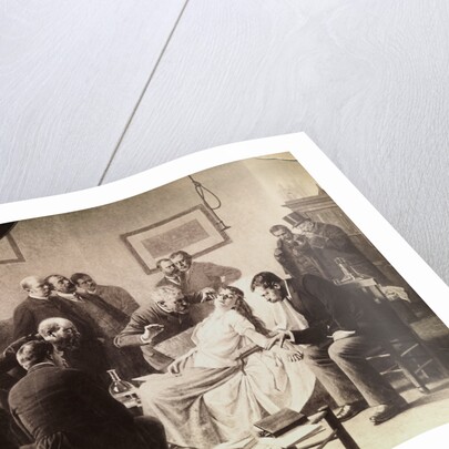 Illustration of an Early Hypnotism Attempt by R. Falkenberg