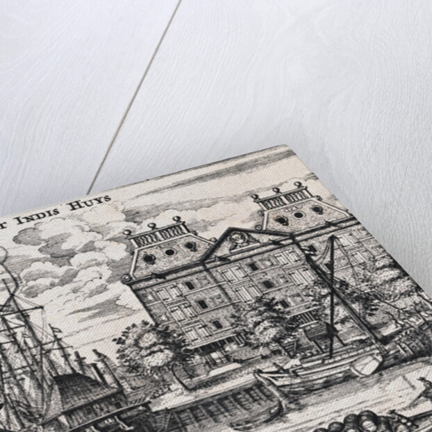 Men Rowing Canoes Through Amsterdam by Anonymous