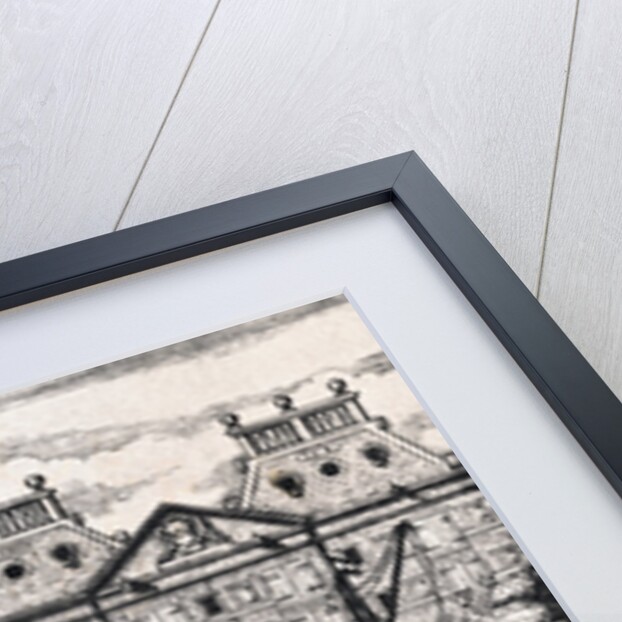 Men Rowing Canoes Through Amsterdam by Anonymous