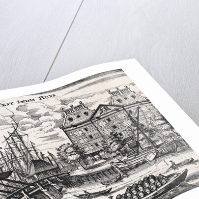 Men Rowing Canoes Through Amsterdam by Anonymous