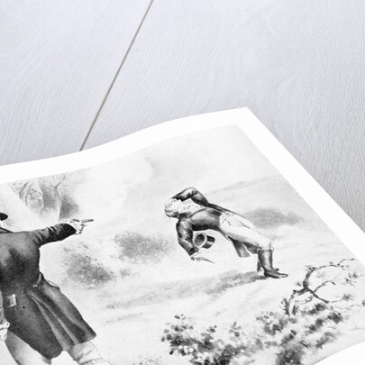 Illustration of the Duel Between Alexander Hamilton and Aaron Burr by Anonymous