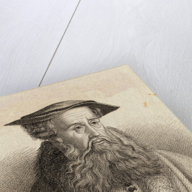 Heinrich Bullinger Wearing Hat by Anonymous