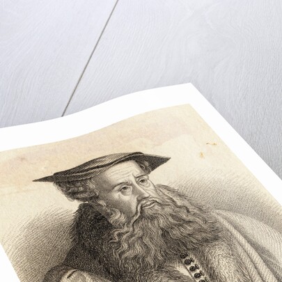 Heinrich Bullinger Wearing Hat by Anonymous