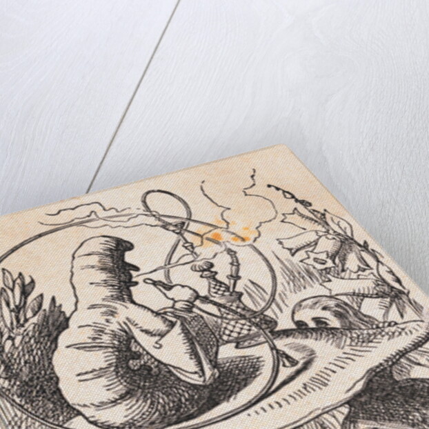 Alice and the Caterpillar by John Tenniel