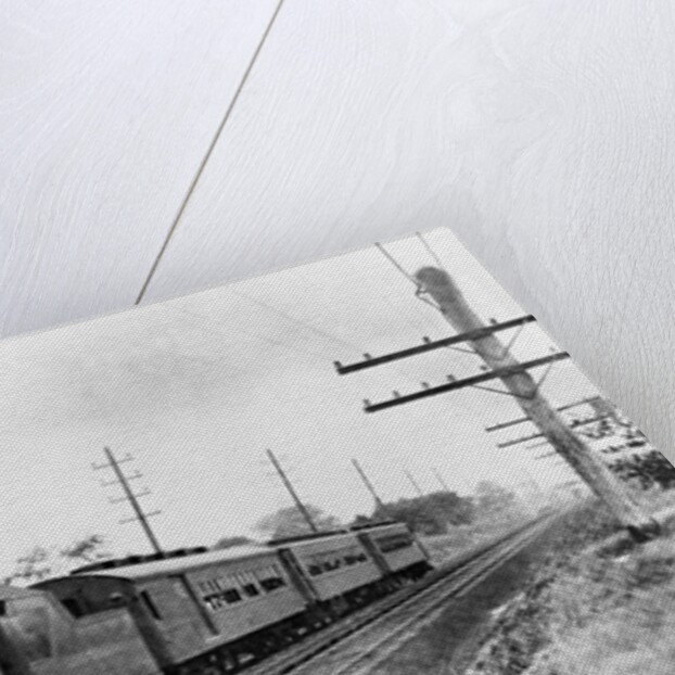 Train Leaving Station by Anonymous