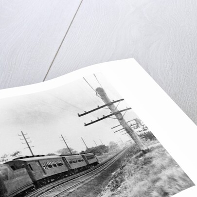 Train Leaving Station by Anonymous