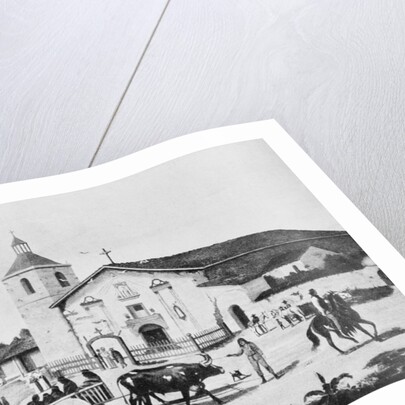 Painting of Mission Santa Clara de Asis in the Old Days by Anonymous