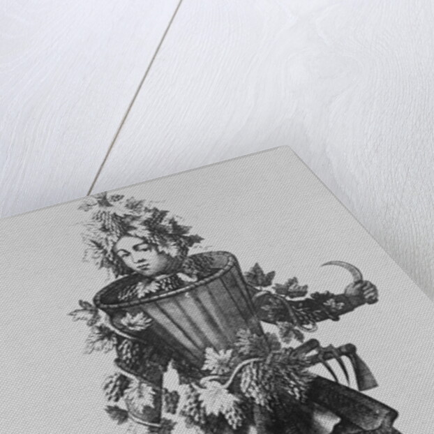 Symbolic Illustration of Grape Grower by Anonymous