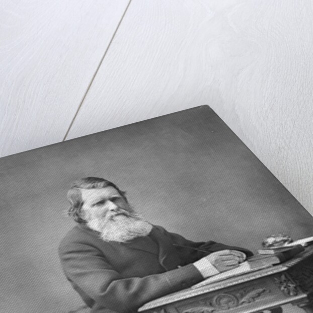 Writer John Ruskin at Desk by Anonymous