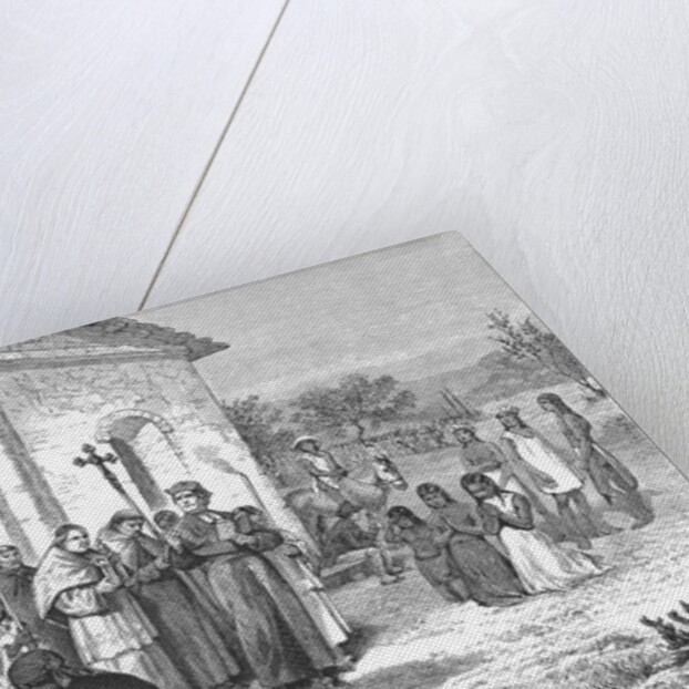Priest Leading Procession by Anonymous