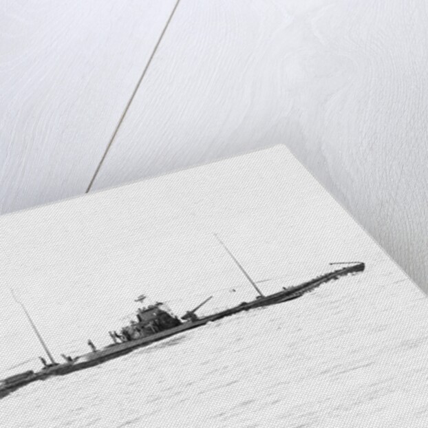 German Submarine on Raid in Atlantic by Anonymous