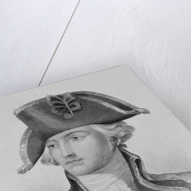 Steel Engraving of General John Burgoyne by Anonymous