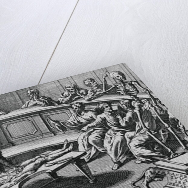 Man Dissecting Corpse at Anatomical Theater by Anonymous