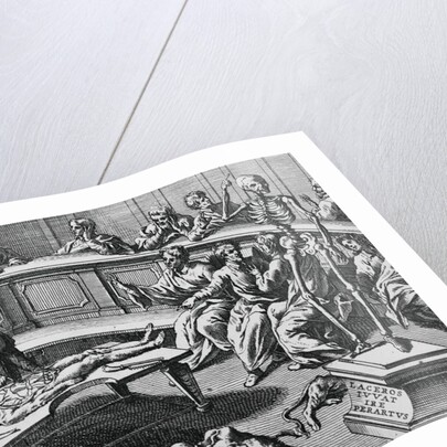 Man Dissecting Corpse at Anatomical Theater by Anonymous