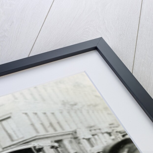 Ambulance Idling by Crowd by Anonymous