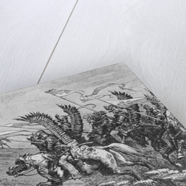 Joseph II and His Men on Horseback by Anonymous