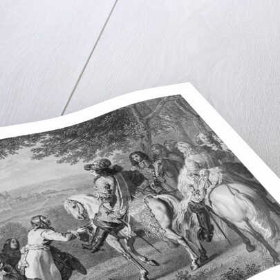 Louis XIV Receiving Key to City by Anonymous