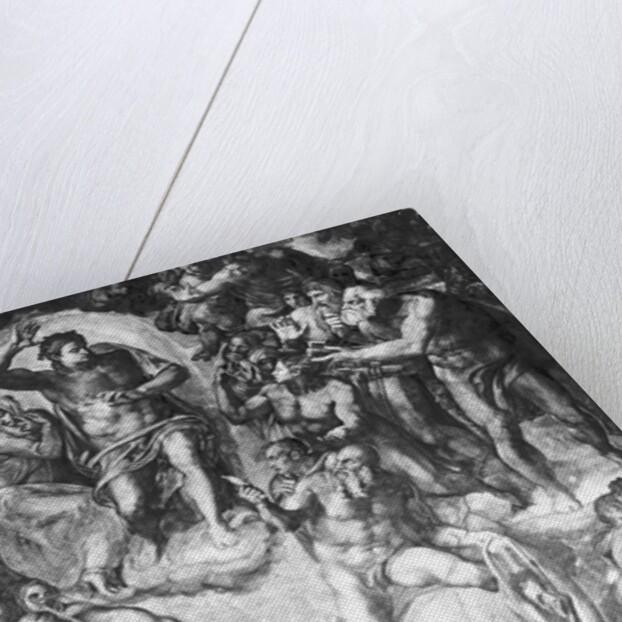 Detail of Last Judgement by Michelangelo Buonarroti