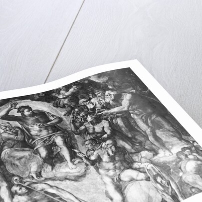 Detail of Last Judgement by Michelangelo Buonarroti