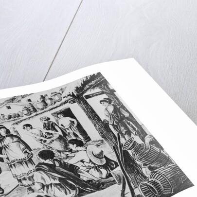 Illustration of People Paying Taxes in Ancient Greece by Anonymous