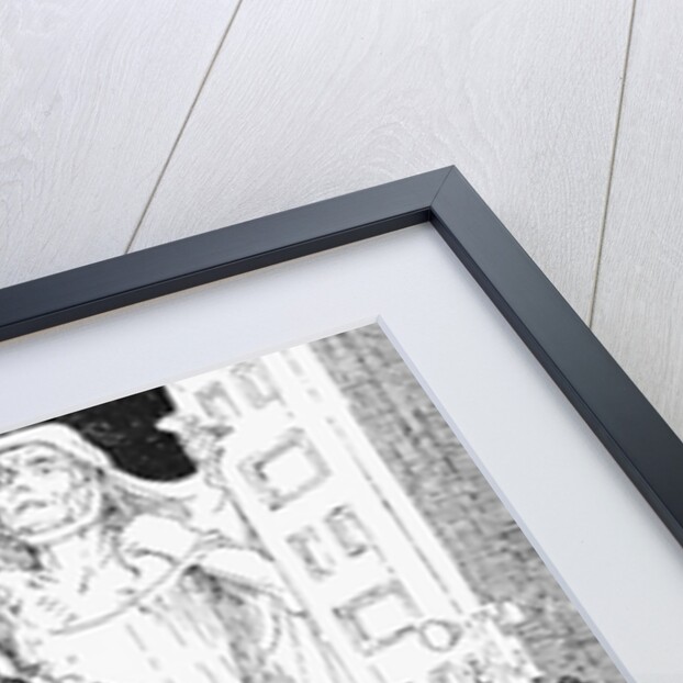 Illustration of Ghost Watching Man by Anonymous