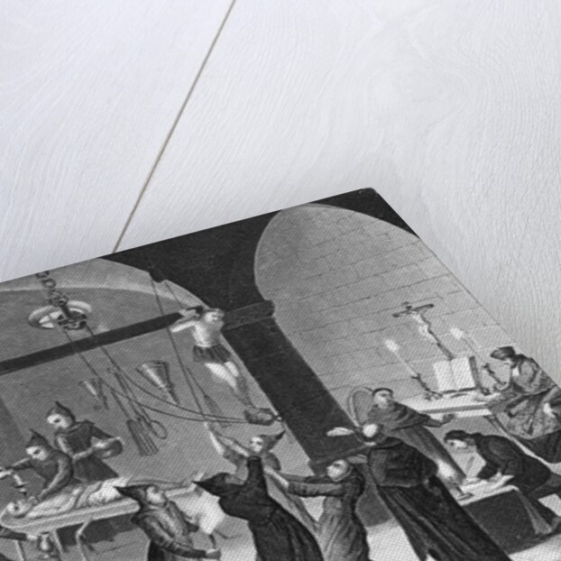 Illustration Depicting People Being Tortured by Anonymous