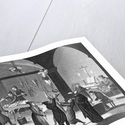 Illustration Depicting People Being Tortured by Anonymous