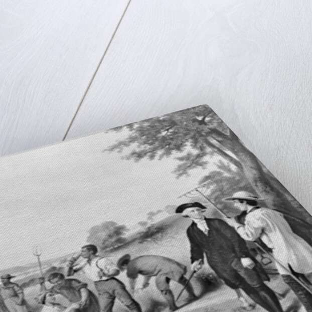 George Washington Conversing with Workers by Anonymous