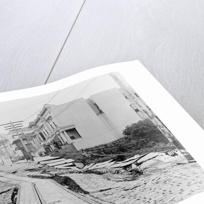 Earthquake Torn Street of San Francisco by Anonymous