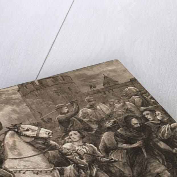 Print of the Papal Crusade Against the Waldenses by Anonymous