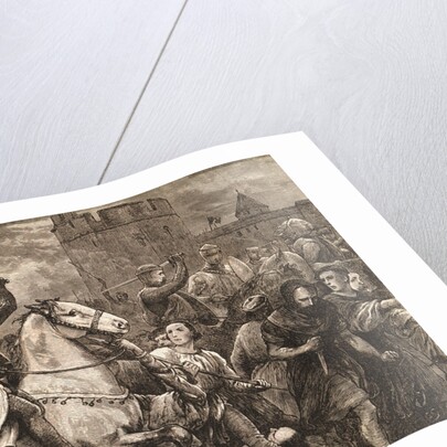 Print of the Papal Crusade Against the Waldenses by Anonymous