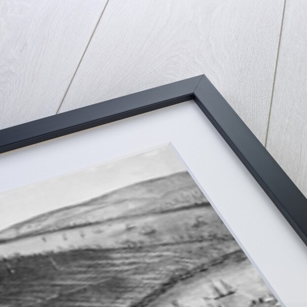 19th Century Print of Bird's-Eye View of Manhattan by Anonymous