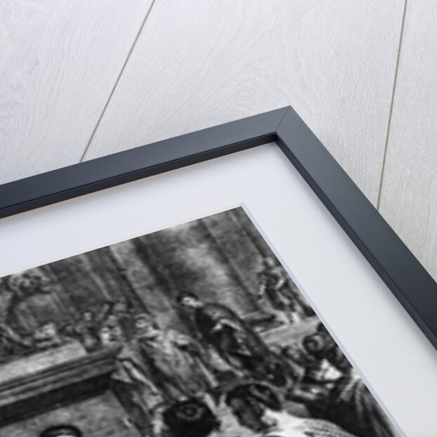 Julius Caesar and Wife in Crowd by Anonymous