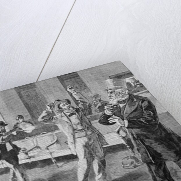 Illustration of President James Garfield's Assassination by Anonymous