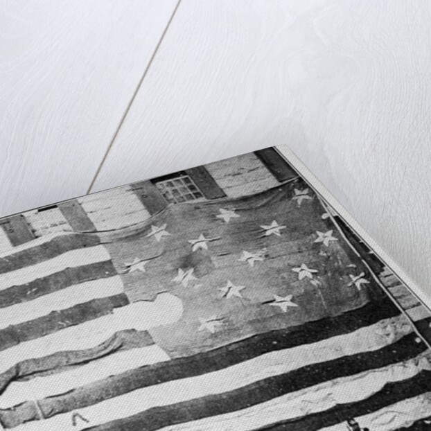 Fort McHenry Battle Flag at Boston Navy Yard by Anonymous