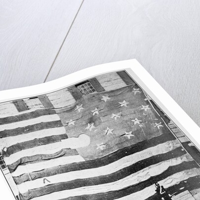 Fort McHenry Battle Flag at Boston Navy Yard by Anonymous