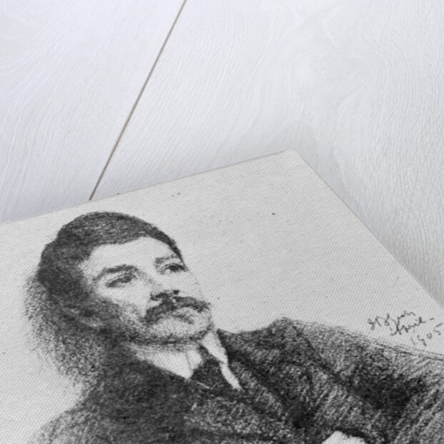 Drawing of John Millington Synge by John Butler Yeats