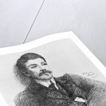 Drawing of John Millington Synge by John Butler Yeats