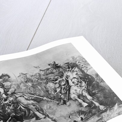 Teddy Roosevelt Leading Rough Riders by Anonymous