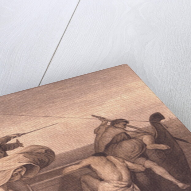 Alfred the Great Pointing Sword by Anonymous