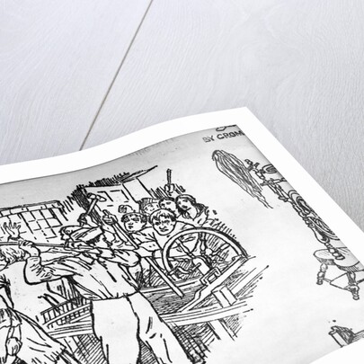 Destruction of Spinning Jenny in England by Anonymous