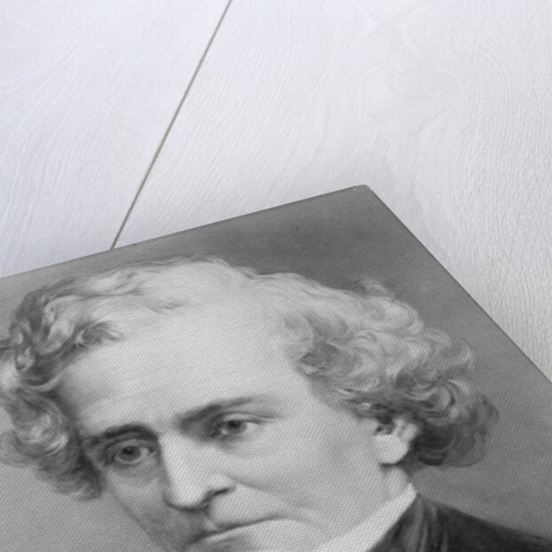 Illustrated Portrait of Hector Berlioz by Anonymous