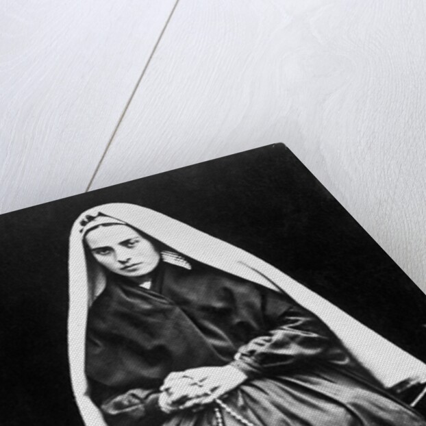Portrait of Saint Bernadette of Lourdes by Anonymous